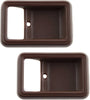 Door Handle Trim Set of 2 Compatible with 1980-1986 Nissan 720 Front, Driver or Passenger Side, Interior