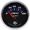 6127 Cobalt Short Sweep Electric Oil Pressure Gauge Regular, 2.3125 In.