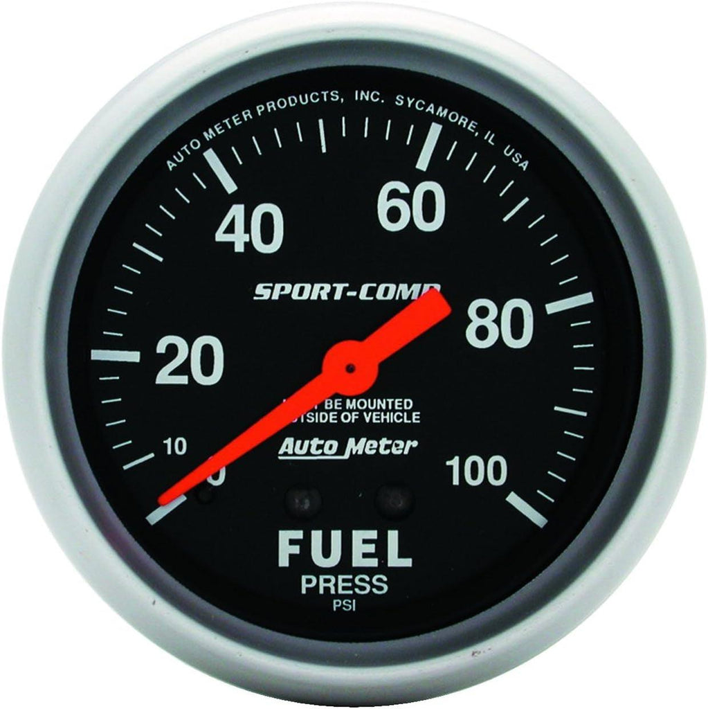 3412 Sport-Comp Mechanical Fuel Pressure Gauge