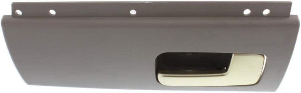 For Lincoln Town Car Interior Door Handle Rear, Passenger Side Gray Bezel with Chrome/Gold Lever (2003-2011) | Trim:All Submodels