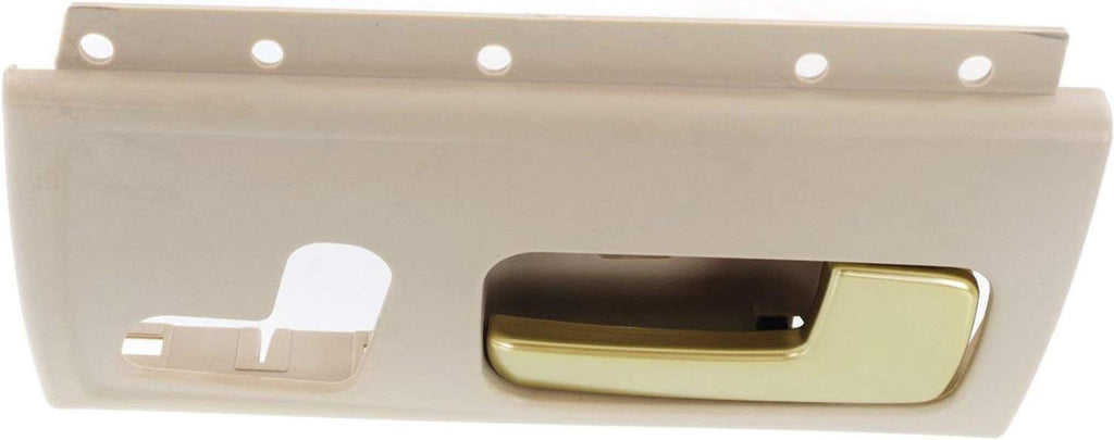 Front, Driver and Passenger Side Interior Door Handle Set of 2 Compatible with 2003-2011 Lincoln Town Car Gold Chrome Beige