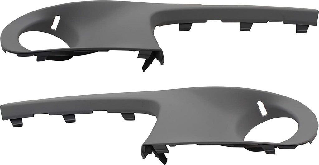 Front Bumper Trim Compatible with 2007-2010 Mini Cooper Outer Primed (Conv 09-10)/Hb/Wagon Passenger and Driver Side