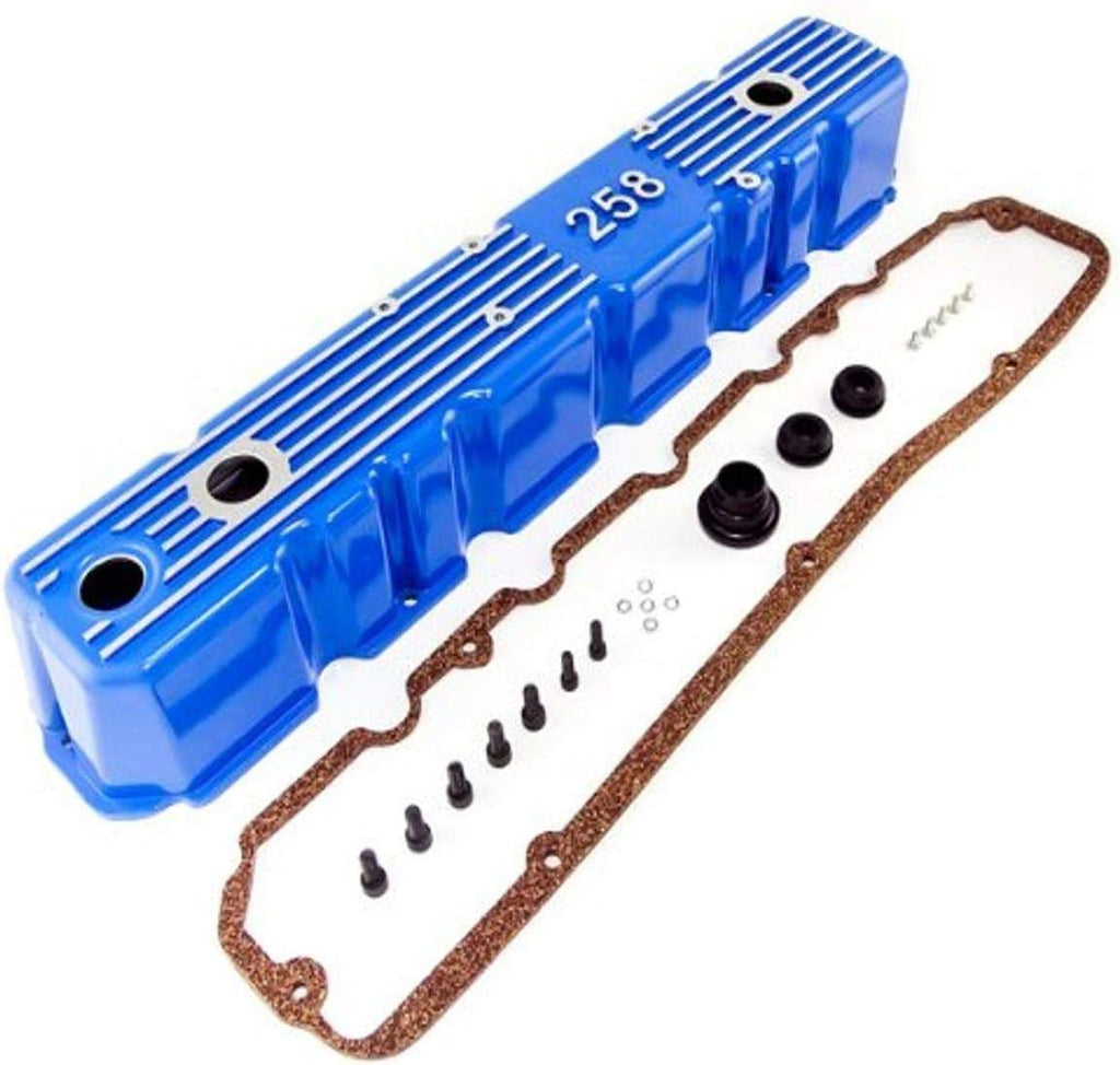 | 17401.11 | Engine Valve Cover, Blue, Aluminum | OE Reference: 639258B | Fits 1981-1987 Jeep CJ / Wrangler YJ