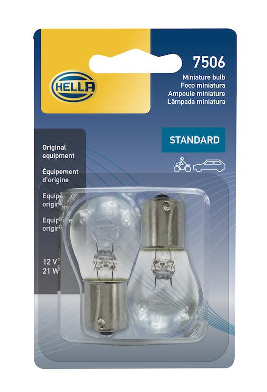 HELLA 7506TB Standard Series Incandescent Miniature Light Bulb - greatparts