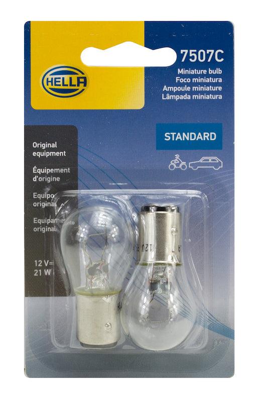 BULB 7507C 12V 21W S8 CLEAR 8GA - greatparts