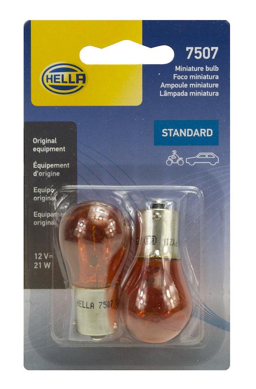 HELLA 7507TB Standard Series Incandescent Miniature Light Bulb - greatparts