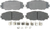 Acdelco 14D1210CH Advantage Ceramic Front Disc Brake Pad Set with Hardware