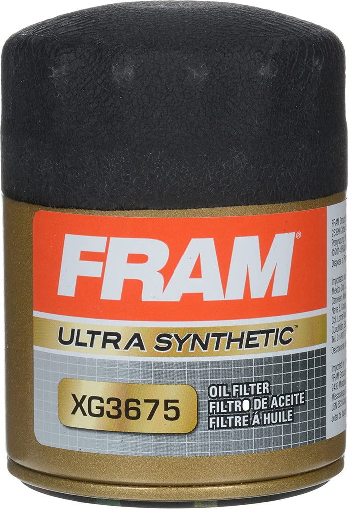 Ultra Synthetic Automotive Replacement Oil Filter, Designed for Synthetic Oil Changes Lasting up to 20K Miles, XG3675 with Suregrip (Pack of 1)