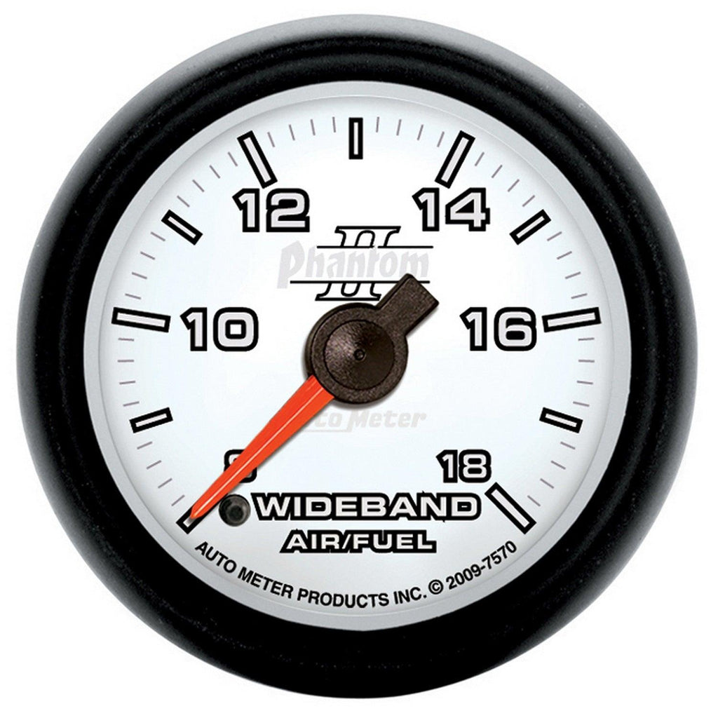 2-1/16 in. WIDEBAND AIR/FUEL RATIO ANALOG 8:1-18:1 AFR PHANTOM II - greatparts