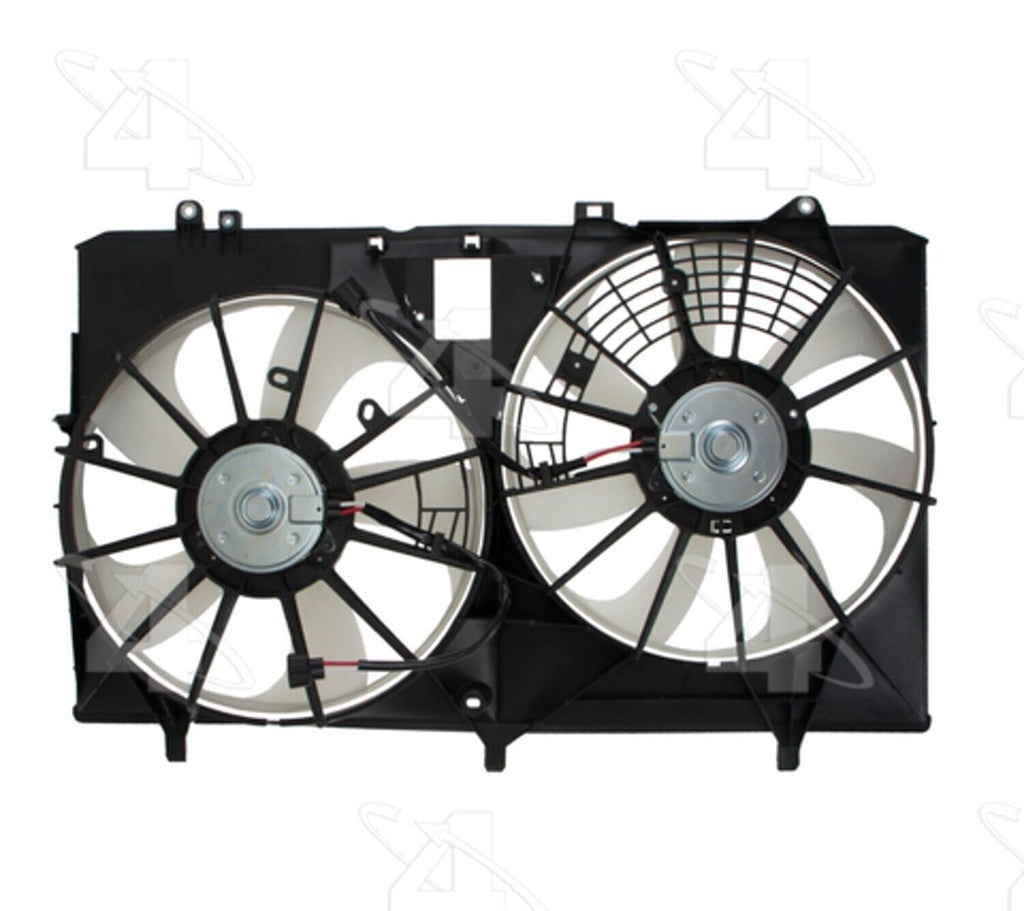 Four Seasons Dual Radiator and Condenser Fan Assembly for RX350, Sienna 76338