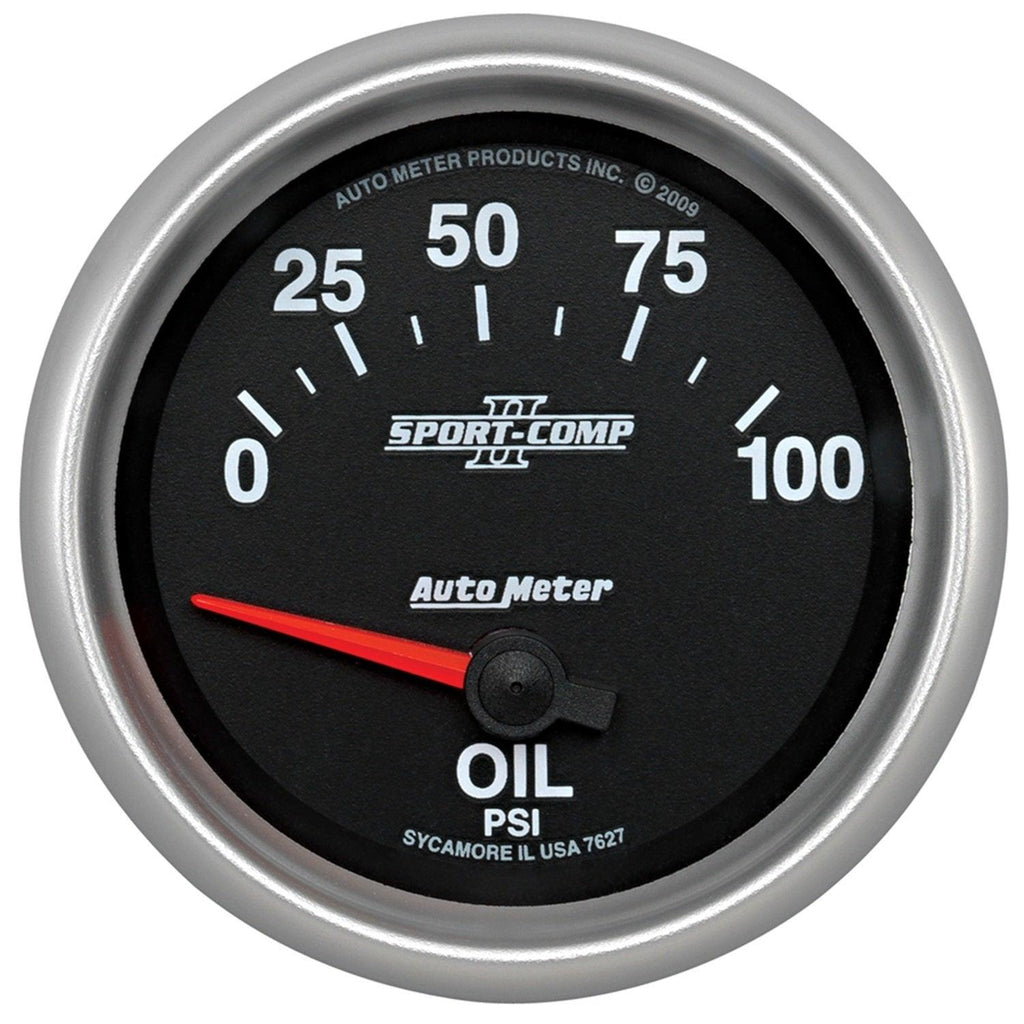 2-5/8 in. OIL PRESSURE 0-100 PSI SPORT-COMP II - greatparts