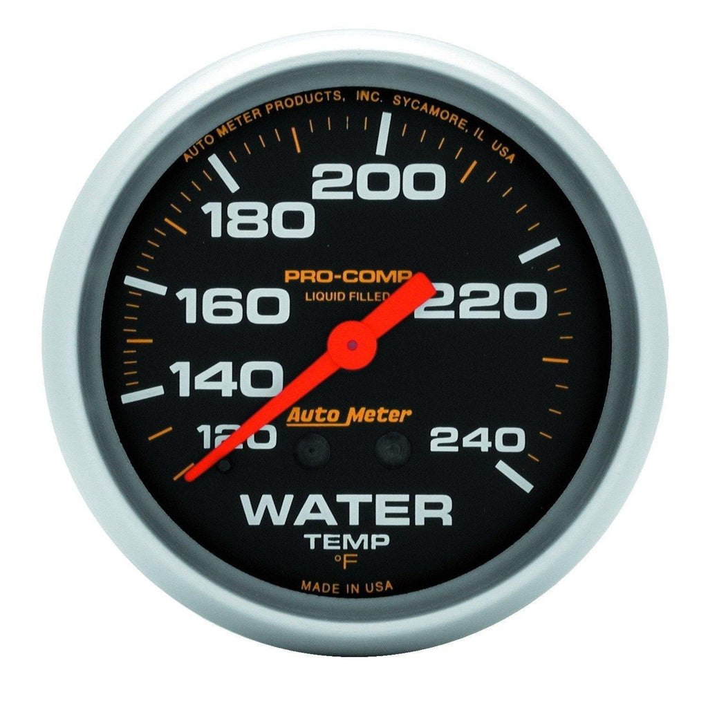 2-5/8 in. WATER TEMPERATURE 120-240 Fahrenheit LIQUID FILLED PRO-COMP - greatparts