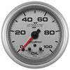 2-5/8 in. OIL PRESSURE 0-100 PSI ULTRA-LITE II - greatparts