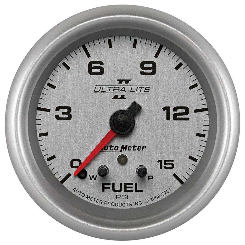 2-5/8 in. FUEL PRESSURE 0-15 PSI ULTRA-LITE II - greatparts