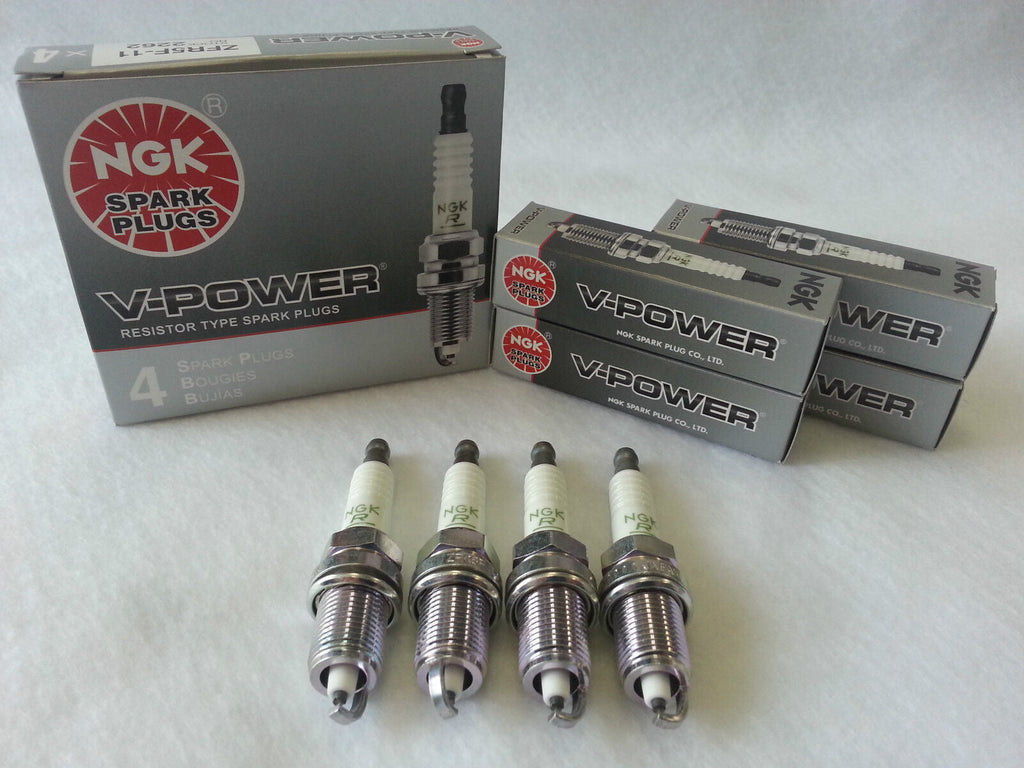 4-New NGK V-Power Copper Spark Plugs ZFR5F-11 #Made in Japan Honda / Acura