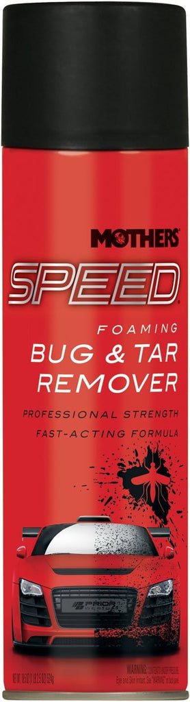 Mothers 16719 Speed Foaming Bug & Tar Remover Aerosol, 18.5 Oz.