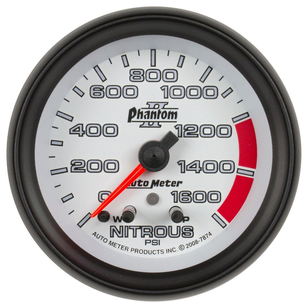 2-5/8 in. NITROUS PRESSURE 0-1600 PSI PHANTOM II - greatparts