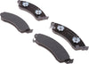 Silver 14D412CH Ceramic Front Disc Brake Pad Kit with Clips