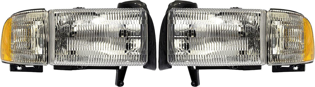 Dorman 1590121 Headlight Assembly for Select Dodge Models, 2 Pack