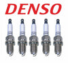 Set of 5 Spark Plugs Denso for Chevy Chrysler Dodge Mazda Saab Suzuki Volvo