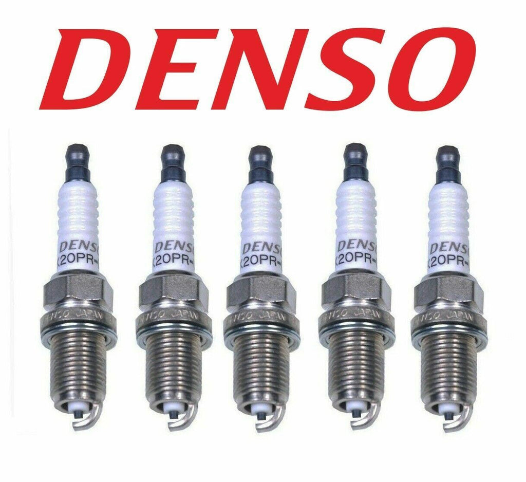 Set of 5 Spark Plugs Denso for Chevy Chrysler Dodge Mazda Saab Suzuki Volvo