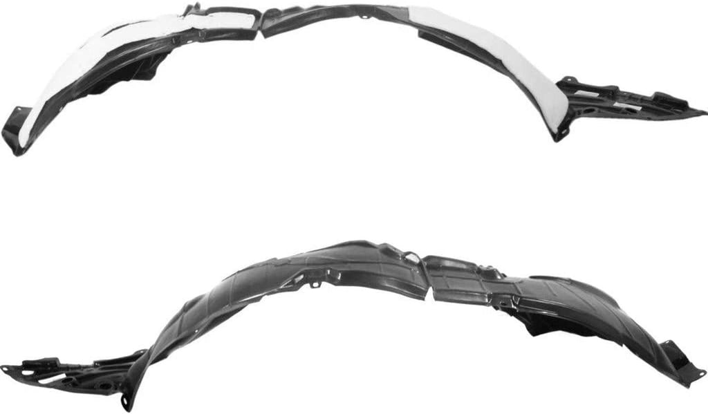 For Nissan Murano Splash Guard/Fender Liner 2015 16 17 2018 Driver and Passenger Side Pair/Set | Front | for NI1248155 + NI1249155 | 638435AA0A-PFM + 638409UF0A-PFM