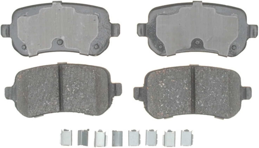 Silver 14D1021CH Ceramic Rear Disc Brake Pad Set