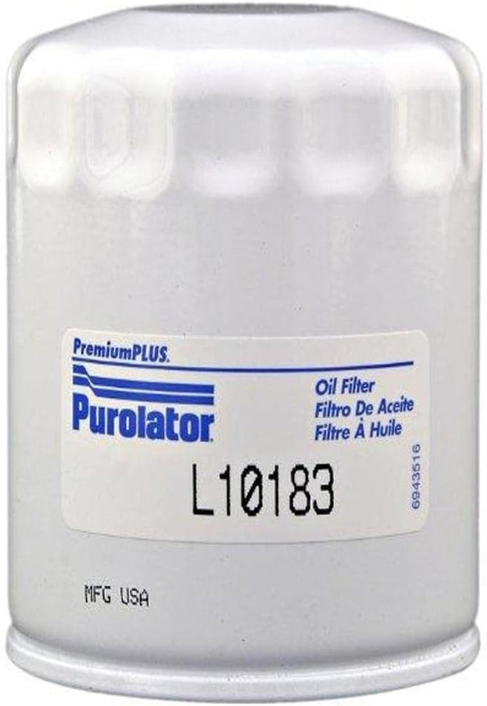 -L10183 Premium Engine Protection Spin on Oil Filter, White, Small