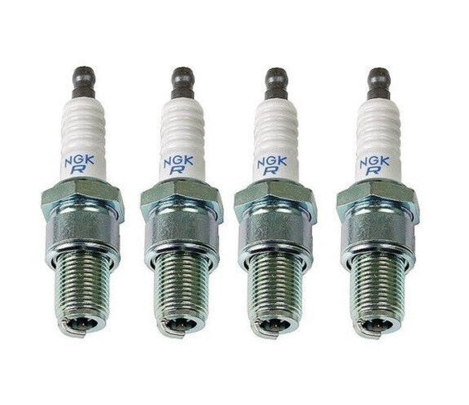 4PCS - NGK Spark Plug Standard Resistor BR 8 ES (5422)