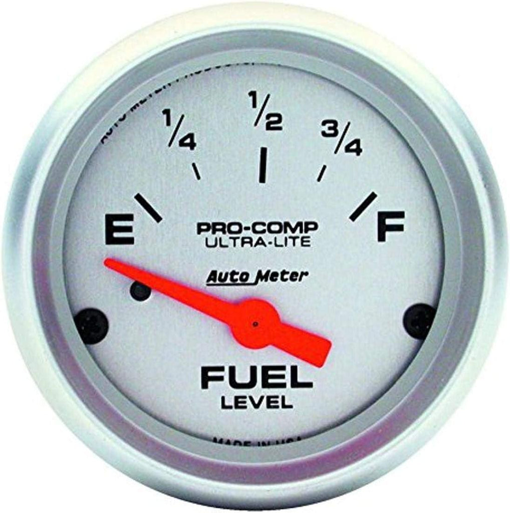 4319 Ultra-Lite 2-1/16" Electric Fuel Level Gauge (Empty/Full, 52.4Mm)