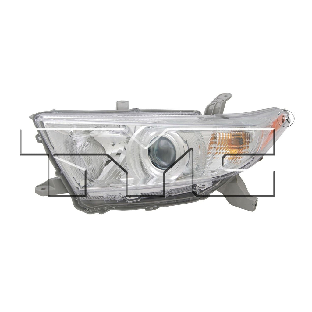 TYC Headlight Assembly for 11-13 Highlander 20-9170-00