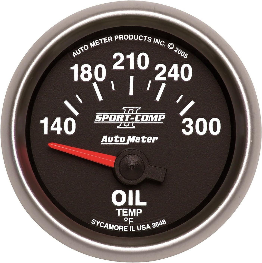 3648 Sport-Comp II Electric Oil Temperature Gauge