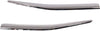 Evan-Fischer Grille Trim Molding Compatible with 2011-2012 Honda Accord Right and Left Side Set of 2 Plastic Chrome Center Molding