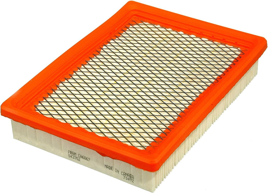 Extra Guard Flexible Rectangular Panel Engine Air Filter Replacement, Easy Install W/Advanced Engine Protection and Optimal Performance, CA6867