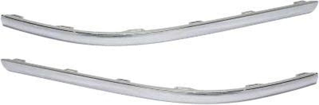 Rear Bumper Trim Compatible with 2012-2015 Volkswagen Passat Set of 2 Primed Passenger and Driver Side