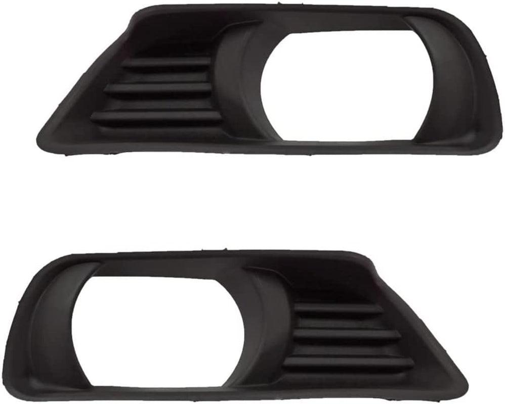 For Toyota Camry 2007 2008 2009 Fog Light Bezel Driver and Passenger Side | Pair | XLE Model | Plastic | Replacement for TO2598101, TO2599101 | 5212806040, 5212706040, 615343435046