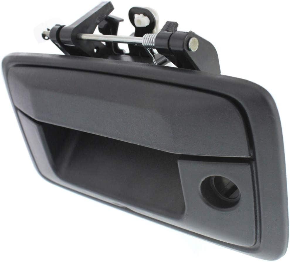 for Chevy Silverado 1500 Tailgate Handle 2014 2015 | outside | W/Key Hole & Cam Hole | All Cab Types | Black | Plastic & Metal | GM1915133 | 23448681