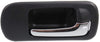 for Honda Civic Interior Door Handle Front, Passenger Side Black Bezel with Chrome Lever (2001-2005) | Trim:All Submodels | HO1353127 | 72120S5A003ZA