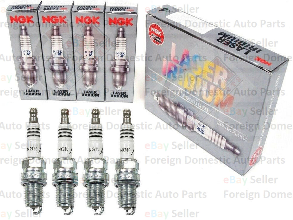 Set of 4-NGK IZFR6K11 (6994) OEM Laser Iridium Spark Plugs for Acura & Honda