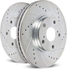 AR82203XPR Rear Pair of Drilled and Slotted Brake Rotors