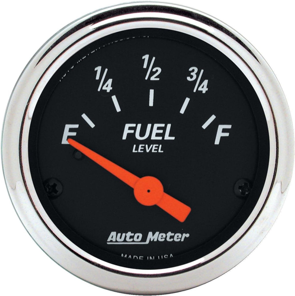 1422 Designer Black Fuel Level Gauge