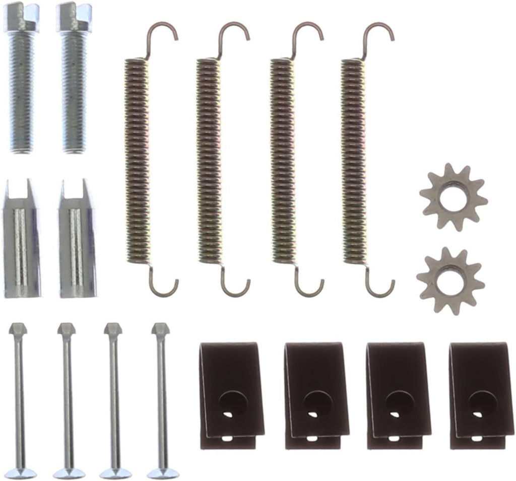 Professional 18K2710 Rear Parking Brake Hold down Spring Kit with Hardware