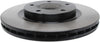 Gold 18A2446 Black Hat Front Disc Brake Rotor, Gray