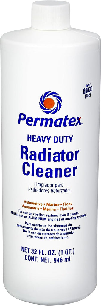 Permatex 80030 Heavy Duty Radiator Cleaner, 1 Quart