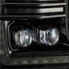 18-20 Ford F-150 NOVA LED Proj Headlight Plank Style Alpha Blk W/Activ Light/Seq Signal/Drl