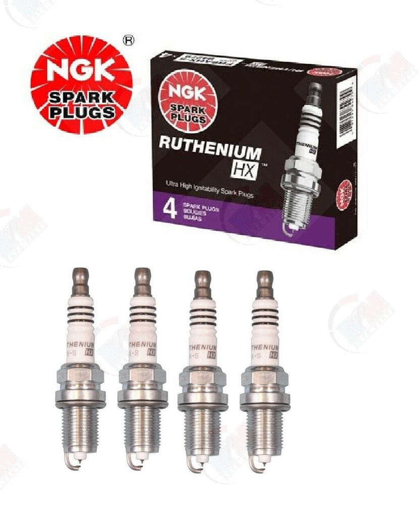 NGK RUTHENIUM HX Spark Plugs LKR7BHX 94705 Set of 4