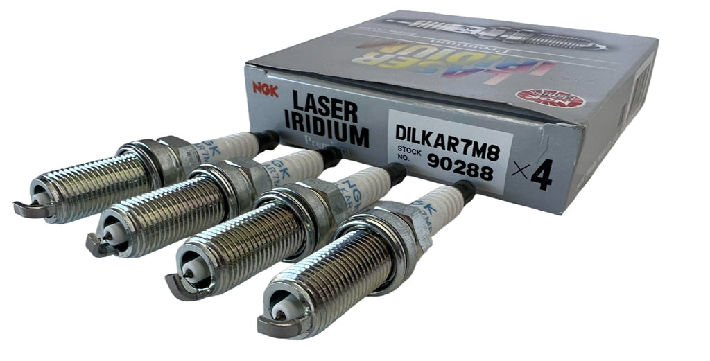 NGK (90288) DILKAR7M8 Laser Iridium Spark Plug - Set of 4