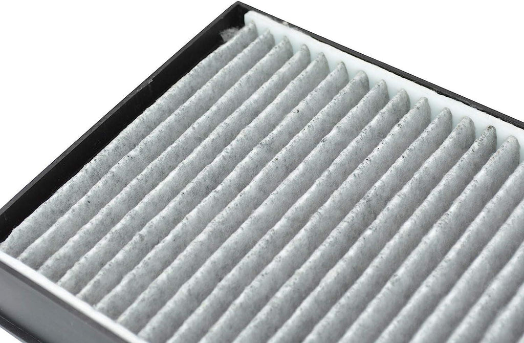 Carbon Style Interior Blower Cabin Air Filter Pair Set Compatible with BMW X5 08-11 BMW X6