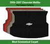 Lloyd Velourtex Trunk Carpet Mat for '06-07 Chevy Malibu W/Silver Chevy Bowtie