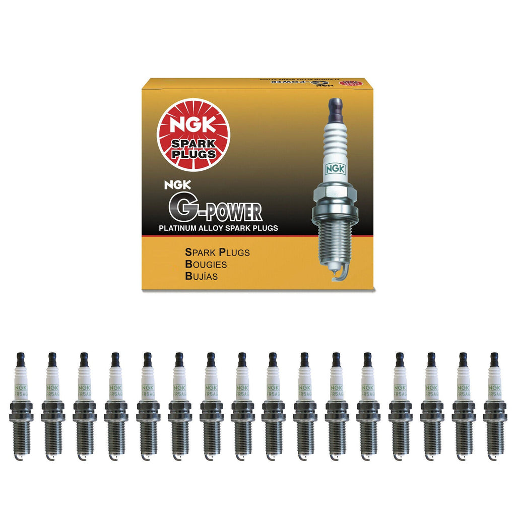 NGK G-Power Platinum Spark Plug Set 16PCS. 5018 LFR5AGP